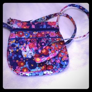 Vera Bradley small, multicolored crossbody EUC